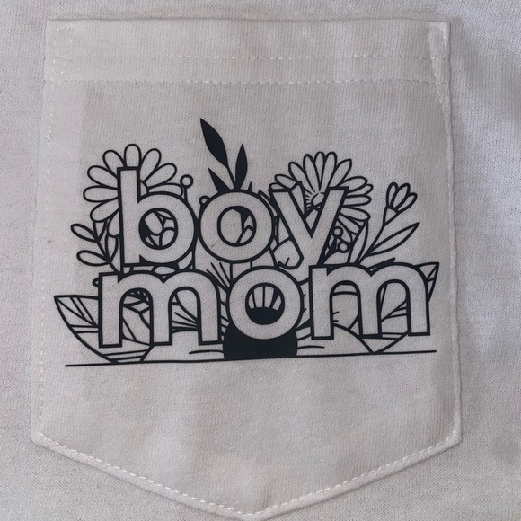 Boy Mom Pocket Tee - Picture 2 of 3